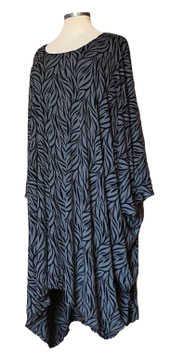 MD-ULSM Lagenlook Longshirt Sommer Tunika Kleid (08955)