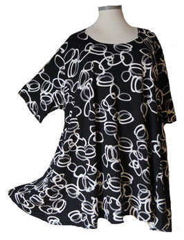 SunShine Shirt Schwarz Weiß (05649)
