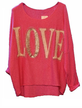 Strickpulli im Schrift & Silverstones Design 42-48+ (07138)