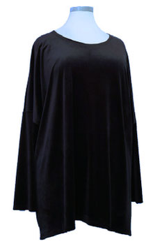 Chic! Feiner Elastiksamt Pullover 48-58 (07206)