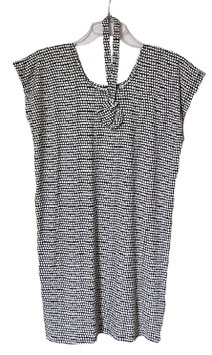 MD-ULSM Longshirt mit Kettchen Kleid Sommer Strandshirt (08834)