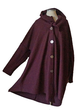 Lagenlook Mantel Bordeaux