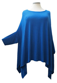 Weich & Chic Zipfelpulli Pullover Royal (07876)