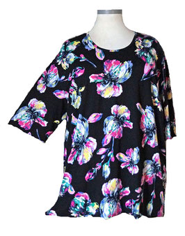 StraightCut Kurzarmshirt Flower 50-60 (04854)