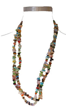Extralange Nature-Color Steinchenkette (04937)