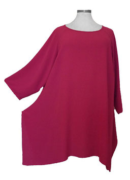 3/4-Arm-Tunika Shirt in Anker-A-Linie Beere (03267)