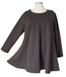 Warm! SunShine Pullover SoftshellArt Edel-SchwarzGrau (08097)