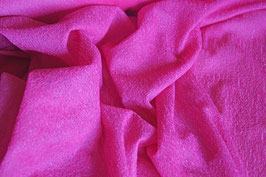 Stretchy-Chiffon-Fädchen 2-Lagen Stoff Pink 1 Meter (09284)