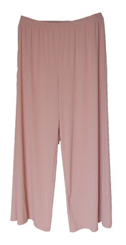Ultrakaschierend & Extralang NewStyle Marlenehose UniColor-Stripes Hell-Rosenholz (05766)