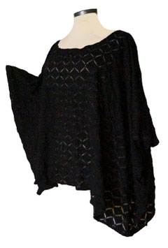 MD-ULSM Lagenlook Shirt Black (08349)