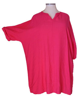 Sommer Lagenlook Long Shirt Tunika Überwurf (05263)