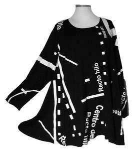 SunShine Shirt Black & White (06939)