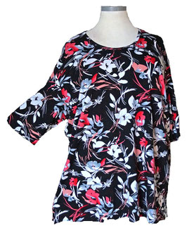 StraightCut Kurzarmshirt FlowerMagic 50-60 (04838)