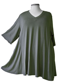 SunShine Shirt mit V-Ausschnitt Grün (08199 )
