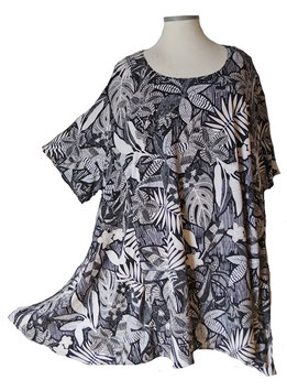 SunShine Shirt Schwarz Weiß (05645)