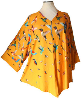 HappyStyle Zipfel-Shirt mit RV Vögel (08053)