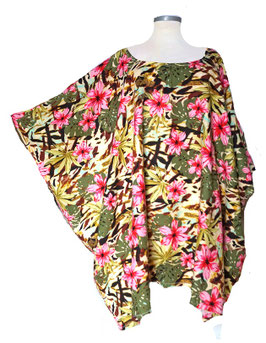 MD-ULSM Lagenlook Shirt Flower (08716)