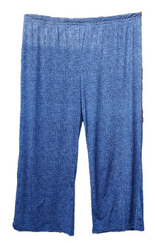 Marlenehose Melange Deep-Jeansblau (00300)