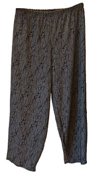 Edel & Elegant Classic CarrotCut Hose Grey-Black DeNo2 Größe 44-58+ (02451)