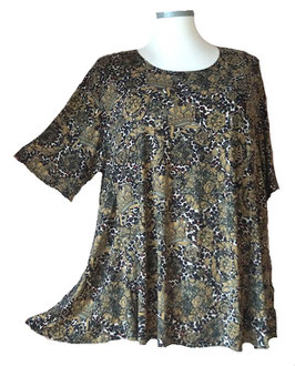 SunShine Shirt in 6-Bahnen A-Linie Little Things Green