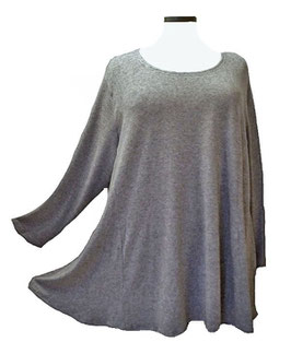 SunShine Pullover in 6-Bahnen A-Linie MoreTones-MiddleGrey (07589)