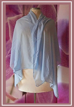 Chiffon Tuchschal Blau (04968)