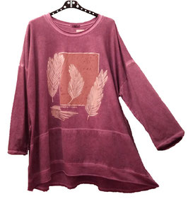 Nature-Look Baumwoll-Pulli Violet 46-52 (04515)
