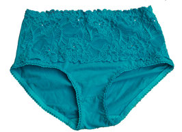 Slip mit Spitze Türkis Größe 48-52 (05837)