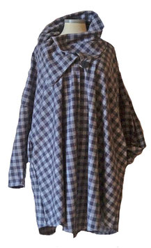Long Cardigan Mantel Jacke 1 Knopf Cape (08692)