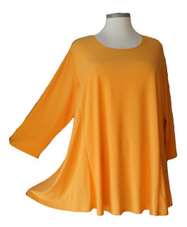 UniColor SunShine Shirt in 6-Bahnen A-Linie Orangegelb
