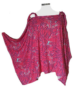 MD-ULSM Überwurf Shirt Flower of Pink (08465)