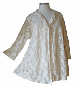 SunShine Swinger Cardigan Rosen Spitze Antikweiß (01165)