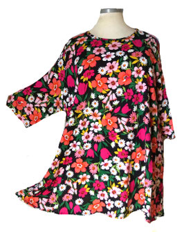 Summerline Longshirt in Zauber-A-Linie "HappyFlower" (00014)