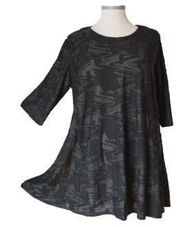 SunShine Shirt in 6-Bahnen A-Linie 3D-Black (04945)
