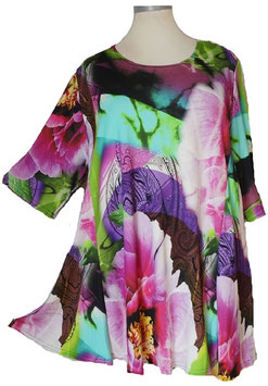 SunShine Shirt Big Flowers FotoArt (08998)