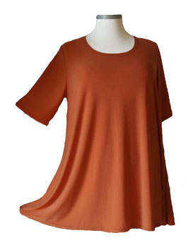 Shirt in Zauber-A-Linie Terracotta (09725)