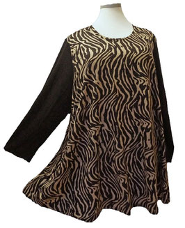 Black & Paper Selection Pullover in Zauber-A-Linie Safari-BiColor (07622)