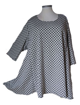 SunShine Pullover in 6-Bahnen A-Linie Linien (05696)
