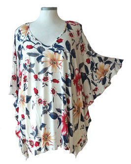 ButterflyCut Shirt Big Flower (BCD13)