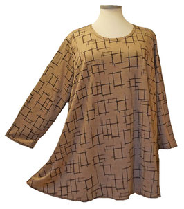 Eleganter Pullover Braun & Schwarz (04199)
