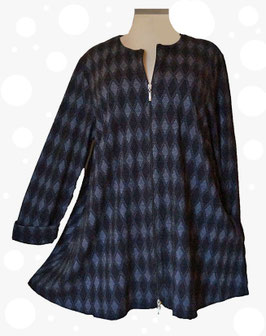 High Quality Jacke in Zauber-A-Linie Dunkelblau-Schwarz (08032)