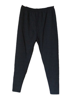 Weich & Warm Baumwolle Legging LANG Black (06946SW)
