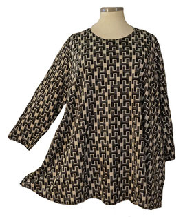 Black&Grey-H Pullover in Zauber-A-Linie (04362)