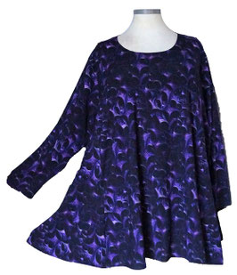 SunShine LA Shirt Schwarz-Violet (06922)