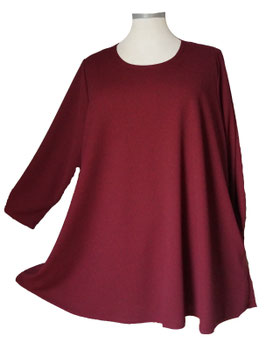 Pullover in Zauber-A-Linie Bordeaux (06596)