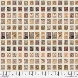 Free Spirit Fabrics by Tim Holtz Baumwollstoff "Neutral Stamps"