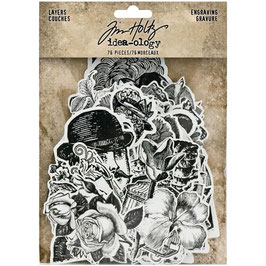 Idea-Ology by Tim Holtz® Layers "Engraving"