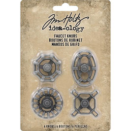 Idea-Ology by Tim Holtz-Metal Faucet Knobs