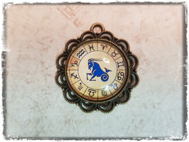 Cabochon Anhänger - Steinbock 1363