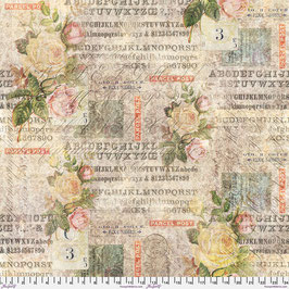 Free Spirit Fabrics by Tim Holtz Baumwollstoff "Rose Parcel"